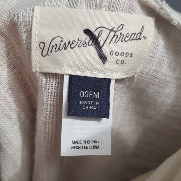 Universal Thread Co Boho Kimono OSFM Beige 100% Cotton NWT - Picture 3 of 5